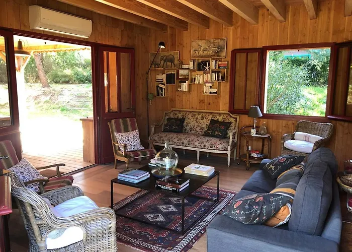 Maison Bois 10 Pers Capferret Des Americains